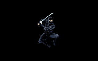 Man black outfit sword dark 7 - a black outfit holding free wallpaper