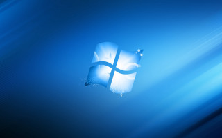 Blue background window ribbon bottom 2 - dynamic lighting free wallpaper
