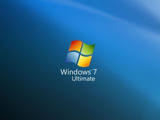 Blue background windows 7 ultimate - ultimate free wallpaper