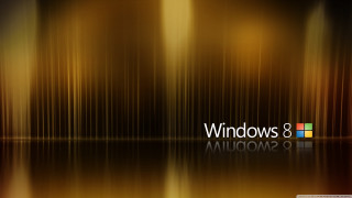 Shiny surface windows8 logo reflection 2 - a shiny surface free wallpaper