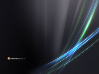 Black background green blue stripe - purism free wallpaper for desktop