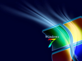 Blue green logo windows7 rainbow - the word window 7 free wallpaper