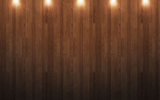 Wooden floor three lights wall - a wall in the background free wallpaper