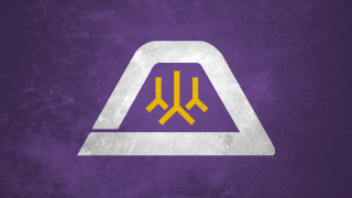 Purple yellow triangle arrows moon - triangle free wallpaper