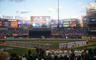 Baseball team circle crowd stadium - dream free wallpaper