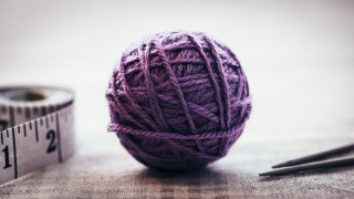 Yarn needle measuringtape purple arts - anni alber free wallpaper for desktop