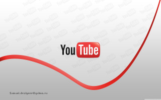 Red youtube logo red arrow - clean free wallpaper