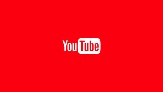 Red background white youtube logo - dan content free wallpaper