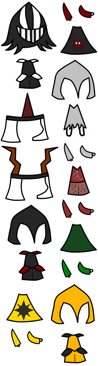 Colored hats black background white - a group free wallpaper for mobile