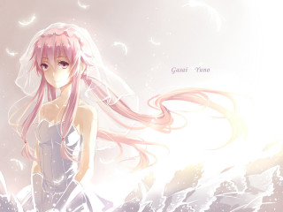 Girl pink hair white dress 8 - the wind free wallpaper