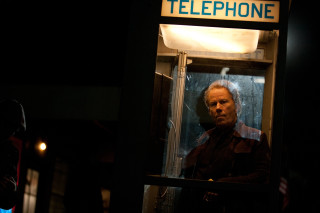 Man looking out window telephone - movie free wallpaper