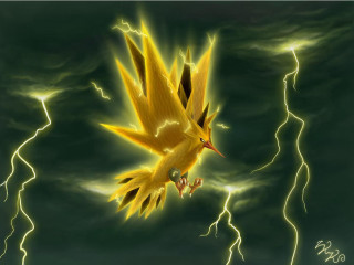 Yellow bird flying cloudy sky - a yellow bird free wallpaper