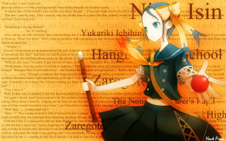 Girl wand ball name tag - context art free wallpaper