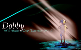 Dobby cartoon character ghost standing - a ghost free wallpaper