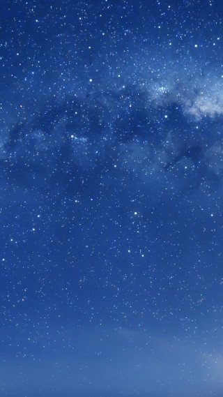 Man beach night sky stars - free sky wallpaper for mobile