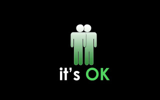 Couple people its ok green - expressive free wallpaper for desktop