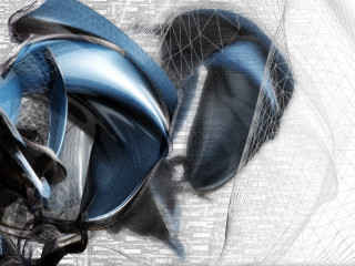 Headphones computer screen background lines - headphone free wallpaper