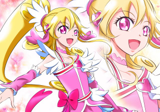 Anime girls pink blonde rococo - pink eye free wallpaper