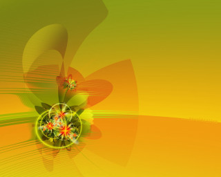 Colorful abstract background flower green - dynamic composition free wallpaper for desktop