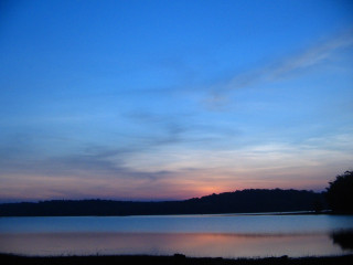 Lake boat sunset clouds hill - afewerk tekle free wallpaper