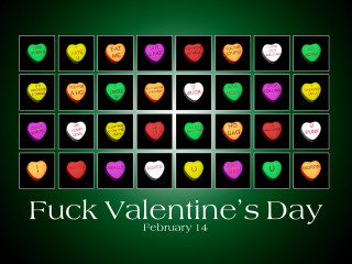 Hearts square frame words love - a mosaic free wallpaper