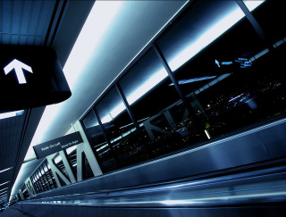 Building sign arrow exit pointing - david diao free wallpaper