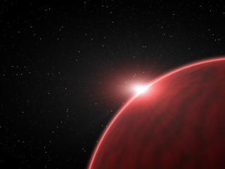 Red object bright light dark - the dark sky free wallpaper
