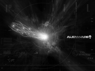 Black white light dark alienware - mass effect free wallpaper
