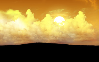 Large elephant hill cloudy sky - a large elephant free wallpaper