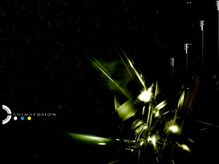 Black background green yellow white - science fiction free wallpaper for desktop