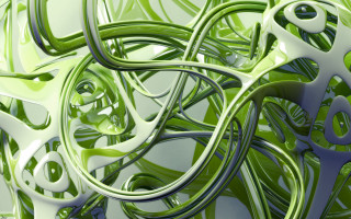 Green white abstract design white 3 - abstract design free wallpaper