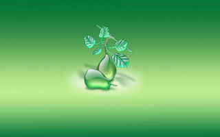 Green apple leaves background green 2 - a green apple free wallpaper
