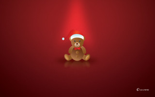 Teddy bear santa hat red 4 - a santa hat free wallpaper