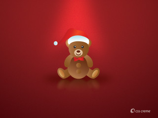 Teddy bear santa hat red - a santa hat free wallpaper