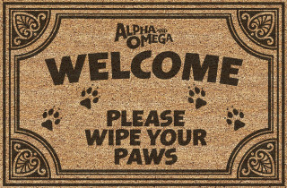 Welcome mat dog paw print - welcome free wallpaper