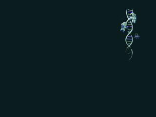 Black background blue white design 2 - biopunk free wallpaper