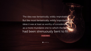 Fantastically whimsical improbable quote light - complexity free wallpaper