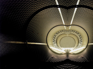 Large metal object circular design - a circular design free wallpaper