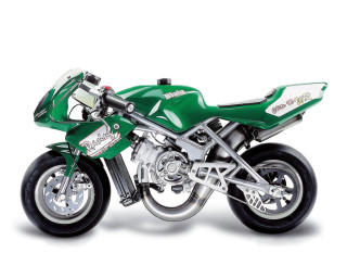 Green motorcycle white background image - a green motorcycle free wallpaper