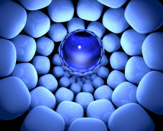 Blue ball white balls circle - blue ball free wallpaper for desktop