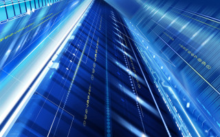 Tall building lights sky background - side and a sky background free wallpaper