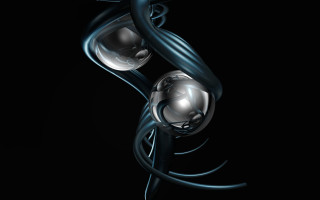 Black silver biomechanical kinetic 3d - biomechanical free wallpaper