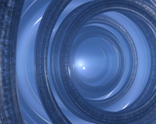 Blue spiral light background white - a white center free wallpaper