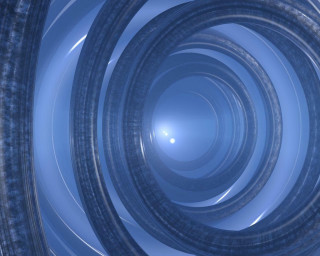 Blue spiral moonlight night sky - the end of it free wallpaper for desktop