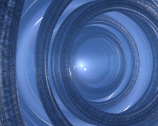 Blue spiral light background white 2 - a white center free wallpaper