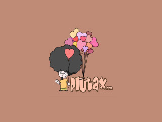 Cartoon character holding balloons word 2 - a bunch of balloons free wallpaper