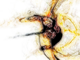 Strange face fiery wings flaming - their face and body free wallpaper