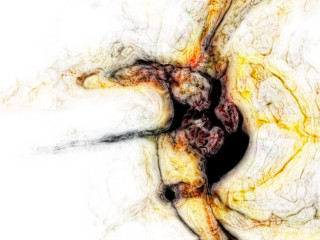 Strange face pattern generative abstract - strange free wallpaper