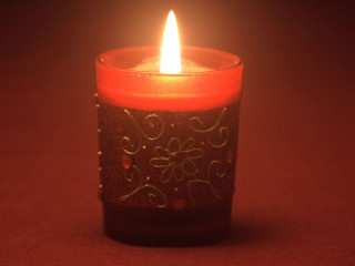 Lit candle red background white 3 - candle free wallpaper for desktop