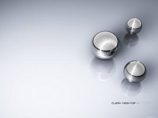 Metal knobs white surface reflection - edward clark free wallpaper